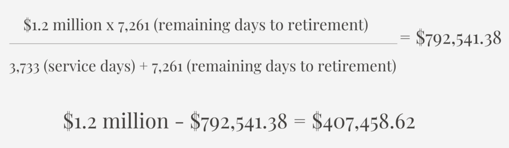 example tpd payout